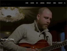 Tablet Screenshot of nathanhiltz.com